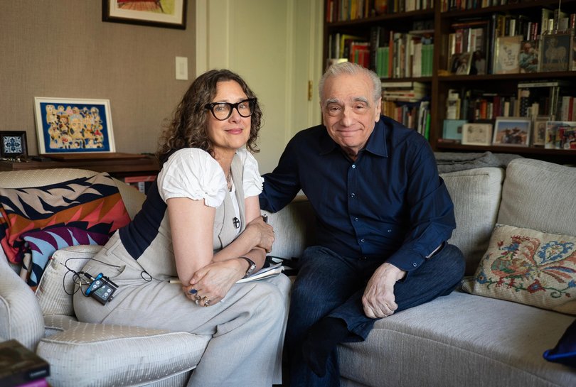 Rebecca Miller and Martin Scorsese.