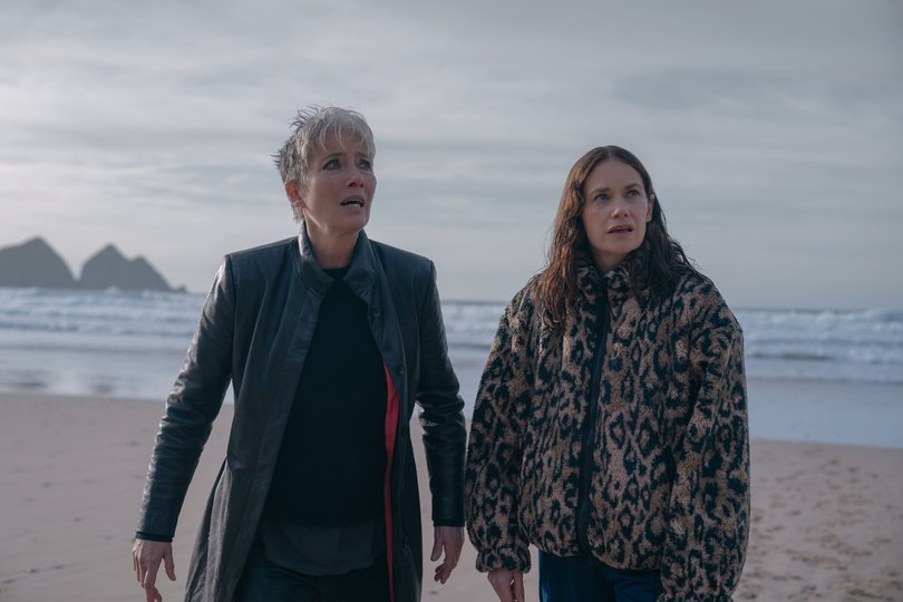 Emma Thompson and Ruth Wilson in Down Cemetery Road.