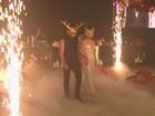 Olivia and Anthony kicked off the party with a dance inspired by the Squid Game theme, blending romance with a daring edge.