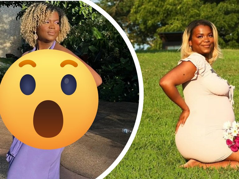 Mum-to-be Diana Lively faced backlash after sharing a video of her wedding guest dress online. 