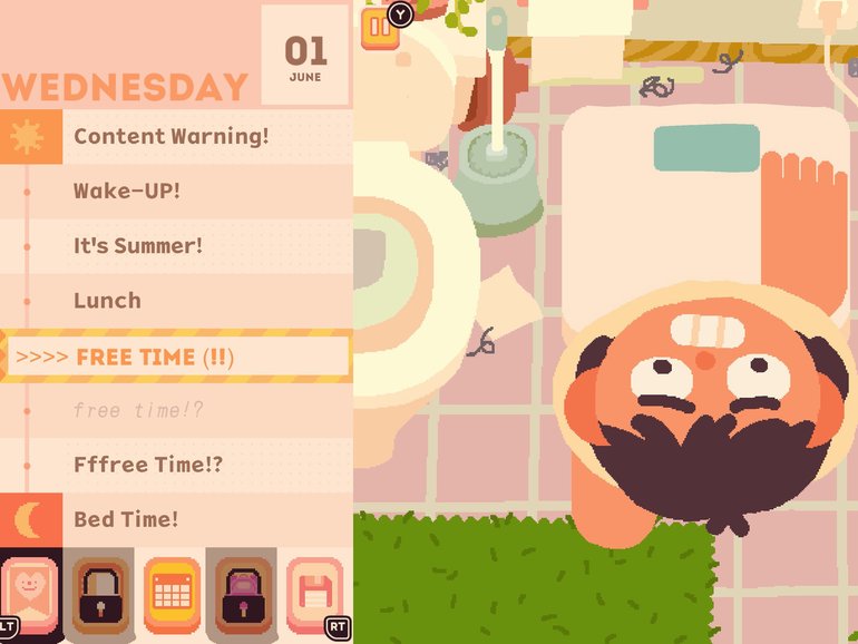 A scene from the video game Consume Me.