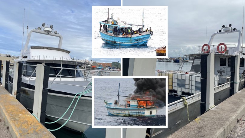 Australian Border Force is secretly buying crayfishing boats in Geraldton and giving them to people smugglers.