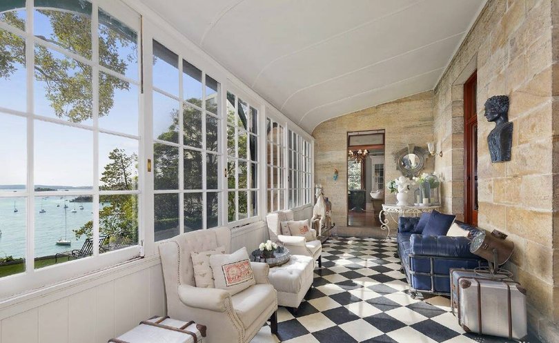 The sunroom.