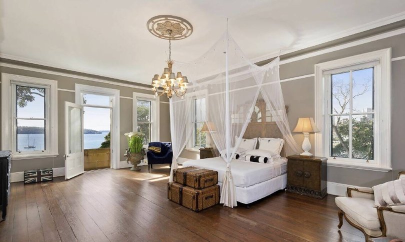 Harbour views from the bedroom.