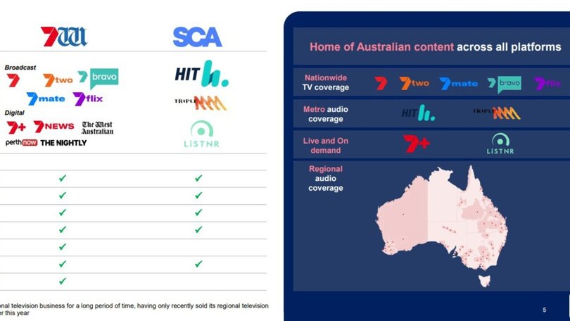 Seven West Media and Southern Cross Media plan to merge to form a new company.