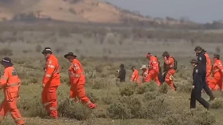 The extensive search has involved SES volunteers on trailbikes, ATVs, dogs and a drone.