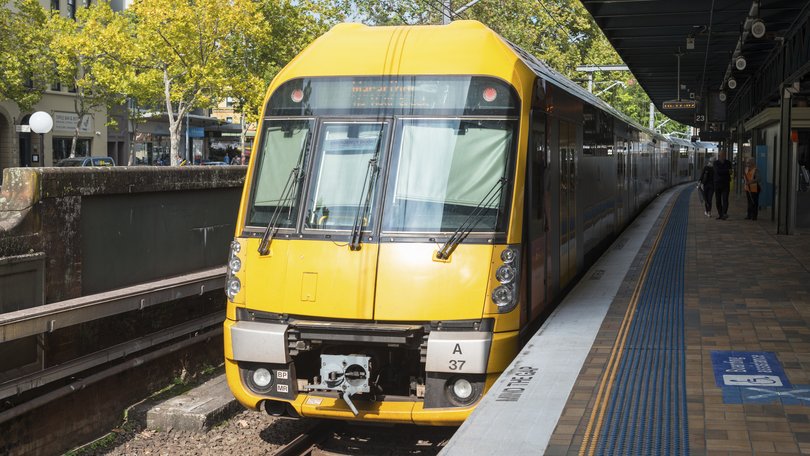 The teenager fell from the back of the train.