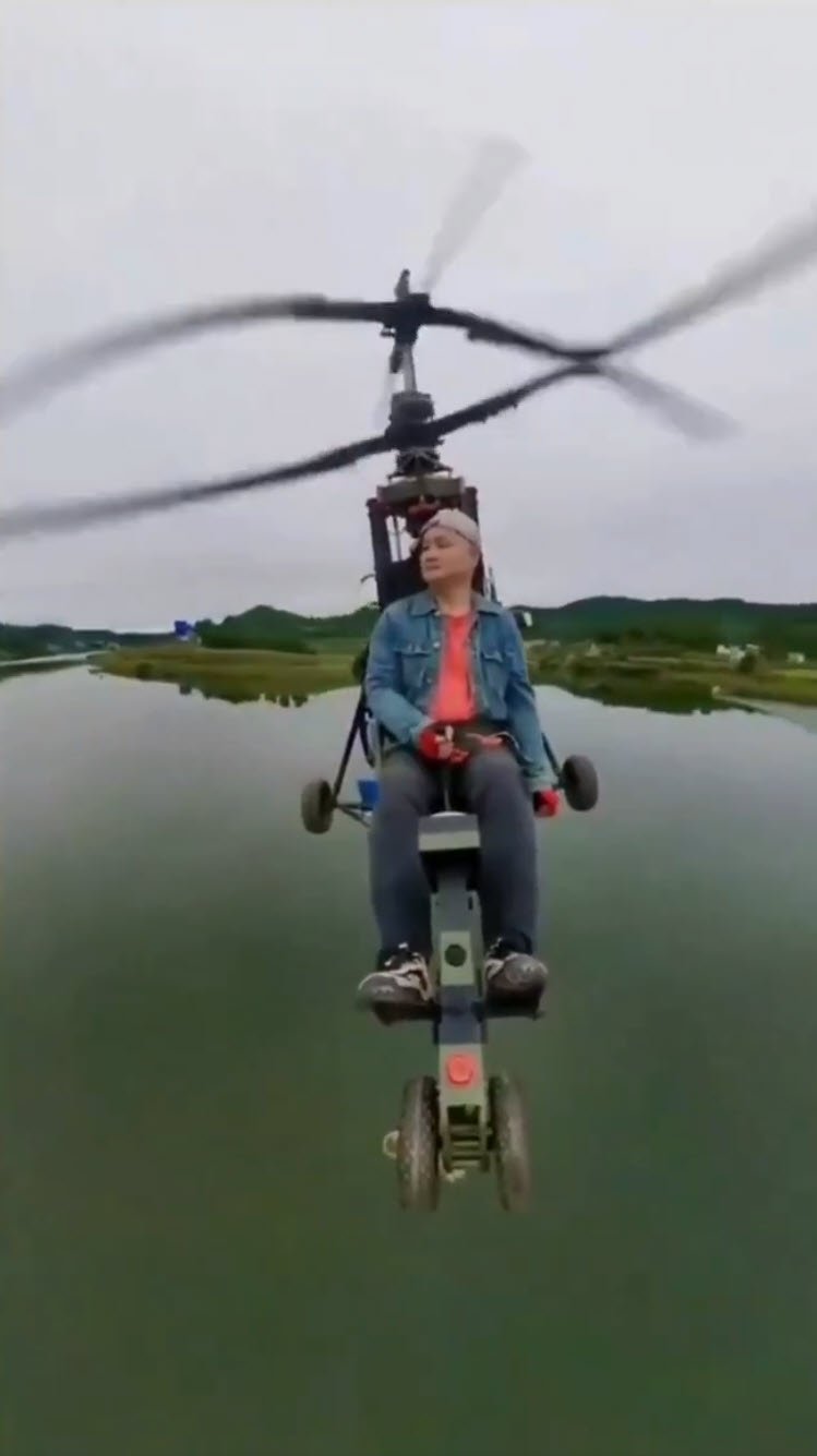 Chinese influencer Tang Feiji, 55, dies mid-livestream while piloting his helicopter.