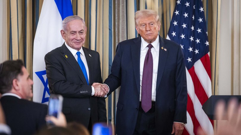 Donald Trump pressed Benjamin Netanyahu to accept a peace deal to end Israel’s ongoing war in Gaza, and for Hamas to free their remaining hostages..