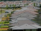 A sea of roofs in new suburb Bertram. 