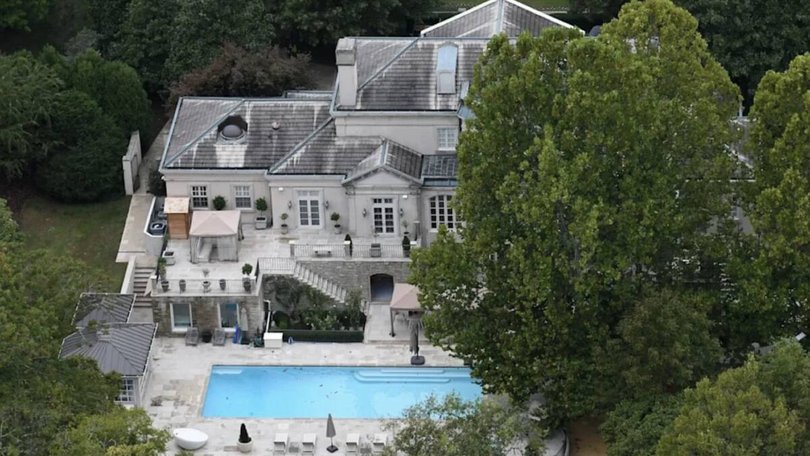 The sprawling Nashville mansion known as 'Queen of Northumberland'. Pic: Mega.