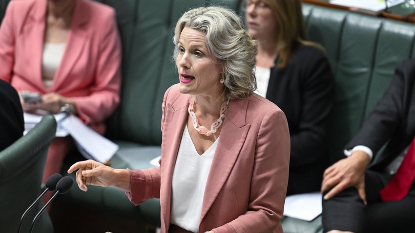 Housing Minister Clare O’Neil says the expanded Home Guarantee Scheme will help younger Australians get onto the property ladder. Picture: NewsWire / Martin Ollman