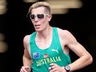 Liam Boudin finished a stifling marathon at the world championships.