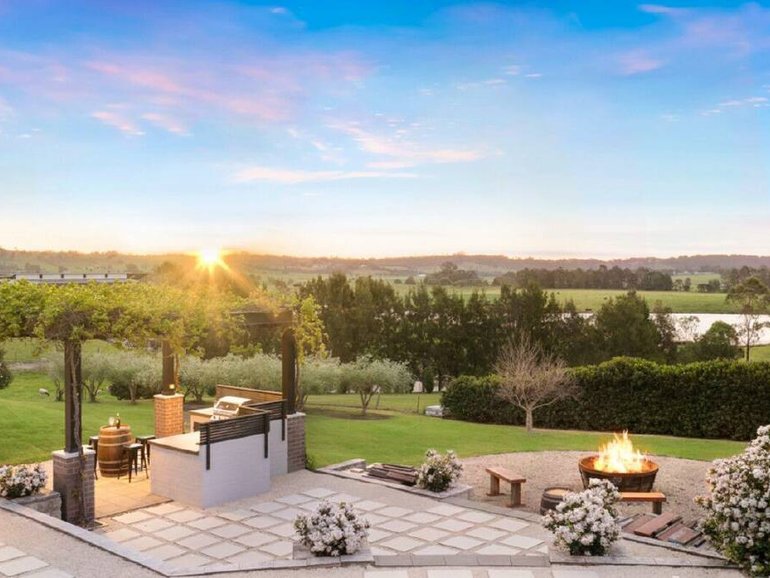 Stunning country views in Lochinvar in the NSW Hunter Valley.