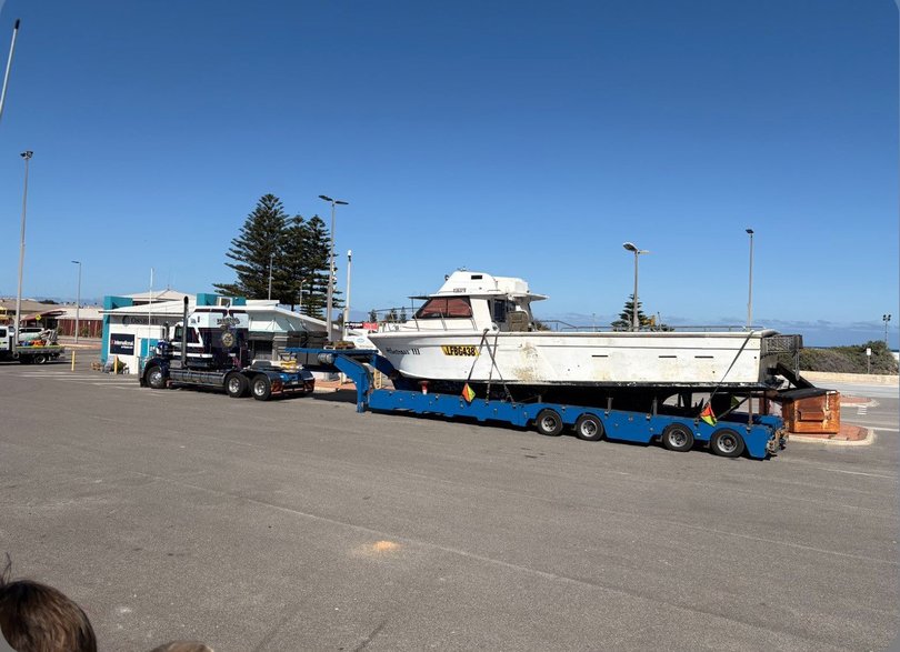 Albatross leaving Geraldton last weekend