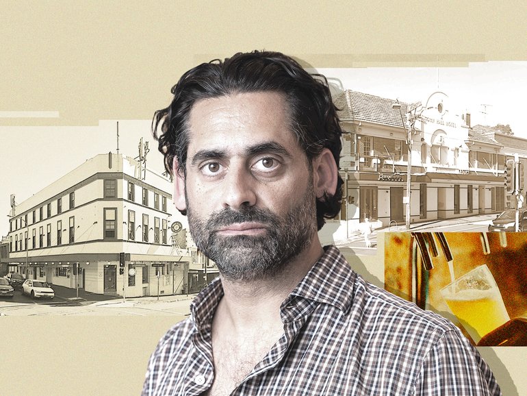 Failed Sydney businessman Jon Adgemis previously bought the Empire Hotel in Annandale and the Town Hall Hotel in Balmain.