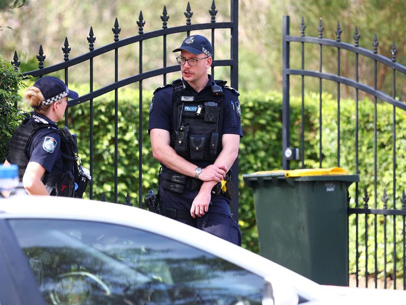 Police said there was no ongoing threat to the community. Picture: NewsWire/ Nigel Hallett