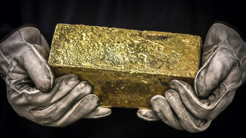This 20kg gold brick has soared in price over the past year.