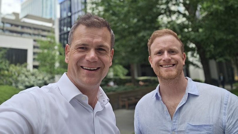 Sydney business siblings Dan and Will Roberts.