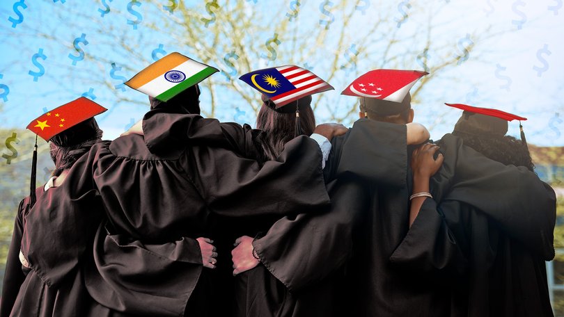 Overseas students last year made up a slight majority of students at the University of Sydney, Australia’s oldest university