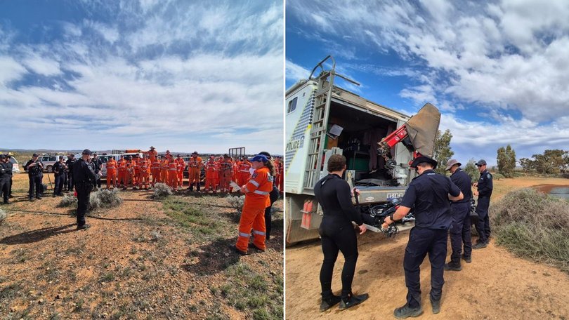 August Lamont has been missing for nearly six days in the remote SA outback