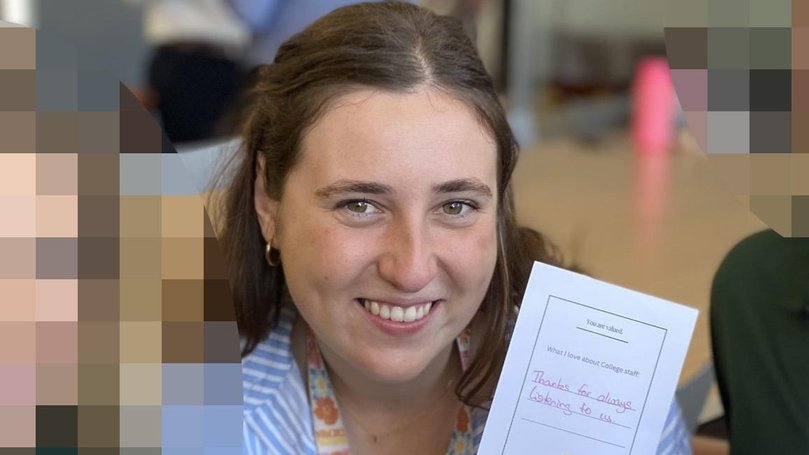 St Augustine's Brookvale teacher Ella Clements has been charged with sexually abusing a young male student. Supplied