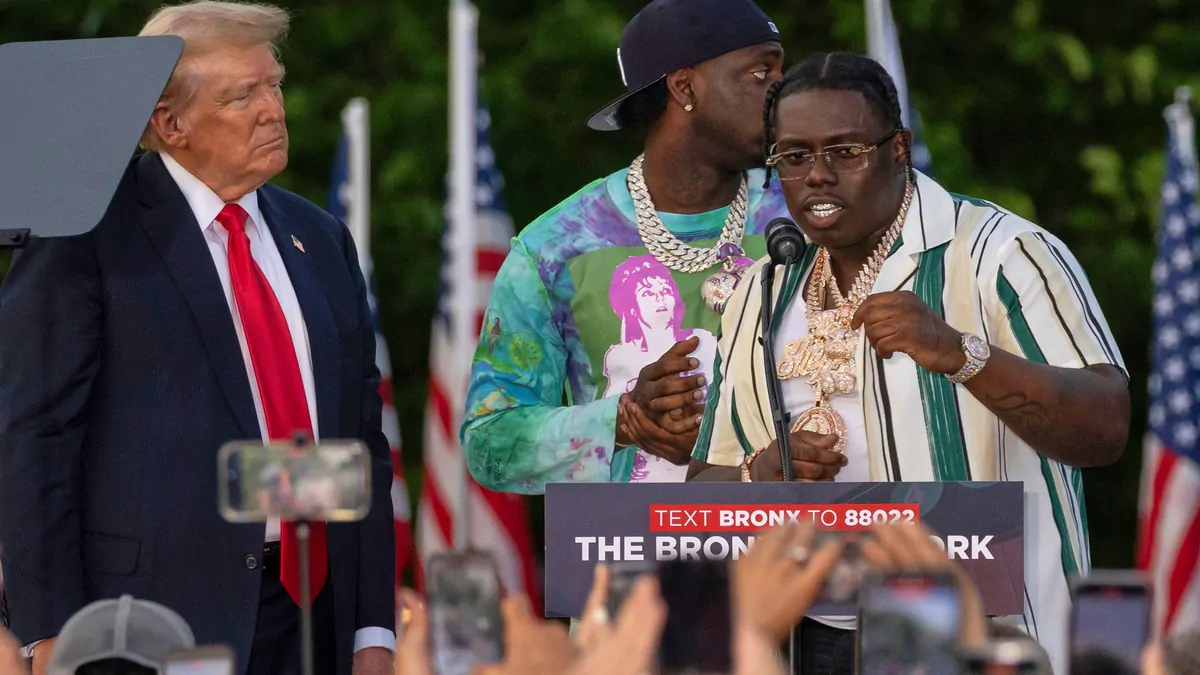 Prezident Rapper Sheff G, New York rapper who joined US President Donald Trump on ...