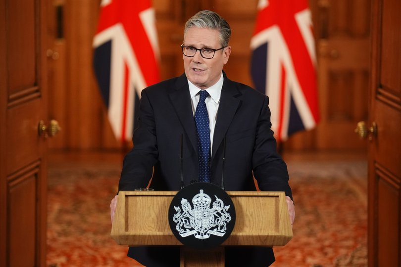 Prime Minister Sir Keir Starmer speaking following the incident at Heaton Park Hebrew Congregation.