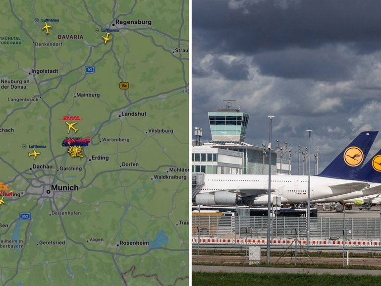 Munich Airport has halted all operations following a flurry of drone sightings
