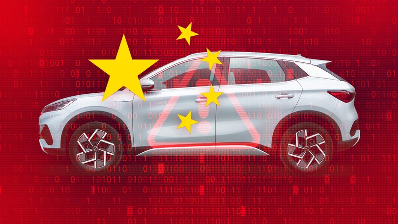 More than 760,000 Chinese cars have been sold in Australia since 2020, raising concerns they could pose a security threat.