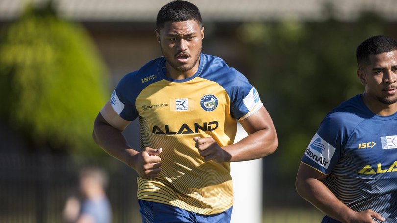 Stefano Utoikamanu was hot property when he was coming through at the Eels. Picture: Benjamin Cuevas