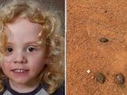 Police, ADF and volunteer searchers have a lone footprint as their only lead into the disappearance of little Gus. 