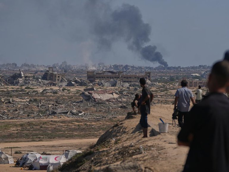 Tuesday will mark two years since the outbreak of war in the Middle East. (AP PHOTO)