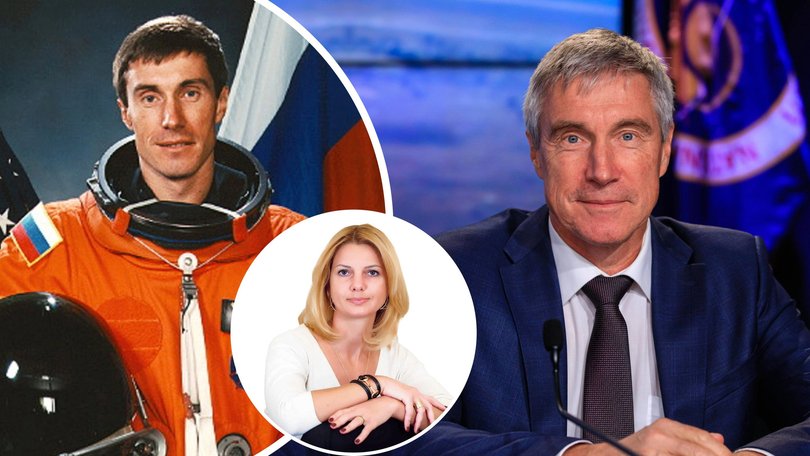 World renowned cosmonaut Sergei Krikalev was among several Russian delegates denied entry to Australia last week. Pictured in inset: Elina Morozova