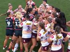 A fight broke out after the final siren. 
