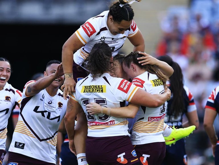 Brisbane are NRLW premiers after beating the Sydney Roosters in a thrilling grand final. (Mark Evans/AAP PHOTOS)