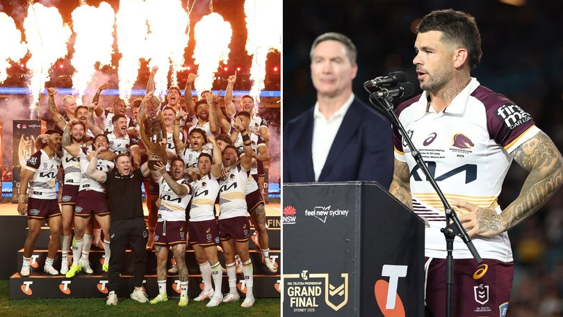 Adam Reynolds invited Billy Walters up to the dais. 
