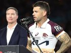 Adam Reynolds invited Billy Walters up to the dais. 