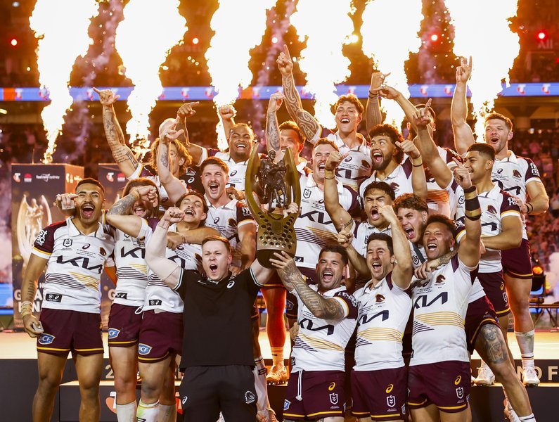 Brisbane have been crowned NRL premiers in Sydney off the back of a magic Reece Walsh display. 