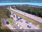 Traffic is banked up for kilometres.