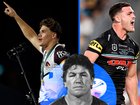 Reece Walsh last night and Nathan Cleary in 2023.