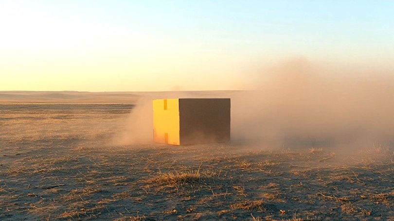 A woman was found dead inside a cardboard box in the Arizona desert.