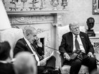 President Donald Trump and Israeli Prime Minister Benjamin Netanyahu hold a joint press conference announcing the US peace plan for Gaza.