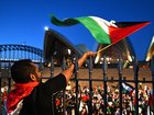 A pro-Palestine rally was staged at the Opera House just after the Hamas attack on Israel in 2023.