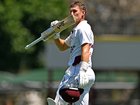 Marnus Labuschagne celebrates his century.