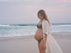 IFormer Home and Away star Isabel Lucas has announced her first pregnancy at the age of 40.