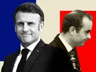 French President Emmanuel Macron and his outgoing Prime Minister Sebastien Lecornu.