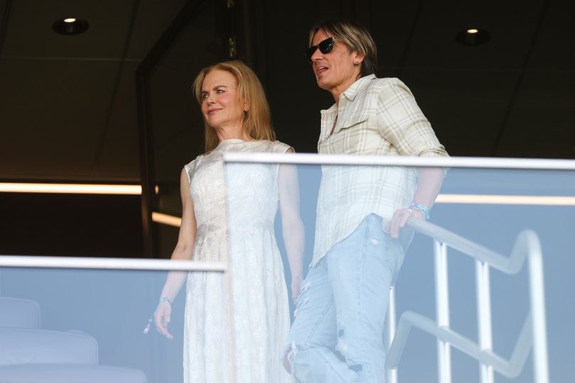 Actress Nicole Kidman and Singer Keith Urban look on during the FIFA Club World Cup 2025.