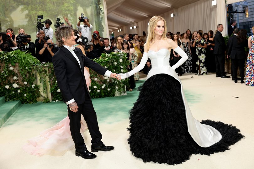 Keith Urban and Nicole Kidman attend The 2024 Met Gala.