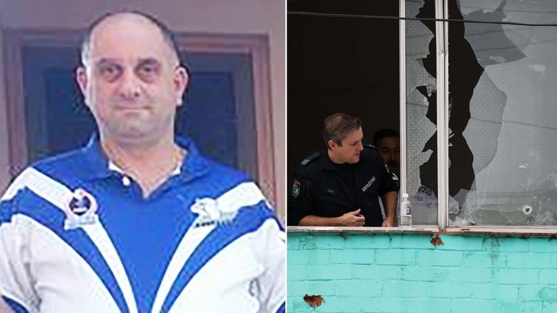 Artemios Mintzas is alleged to have shot more than 50 bullets at cars and buildings in Croydon Park.